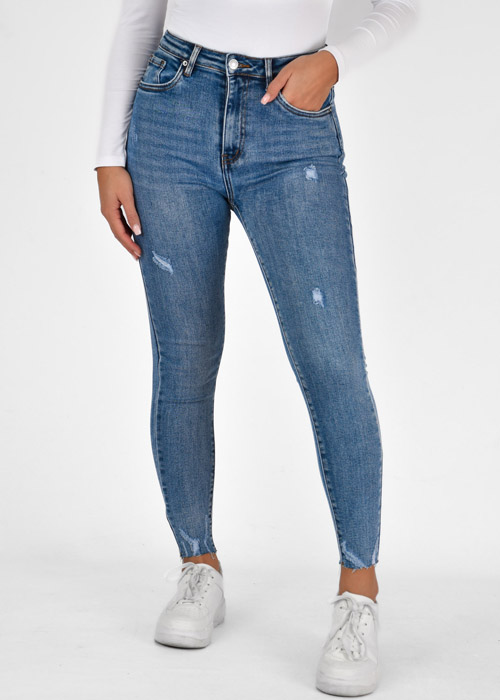Amber jeans donkerblauw