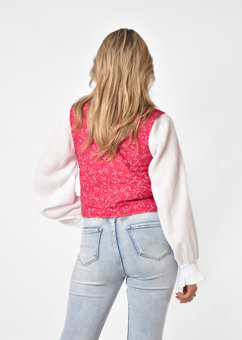 Sophie gilet fuchsia 