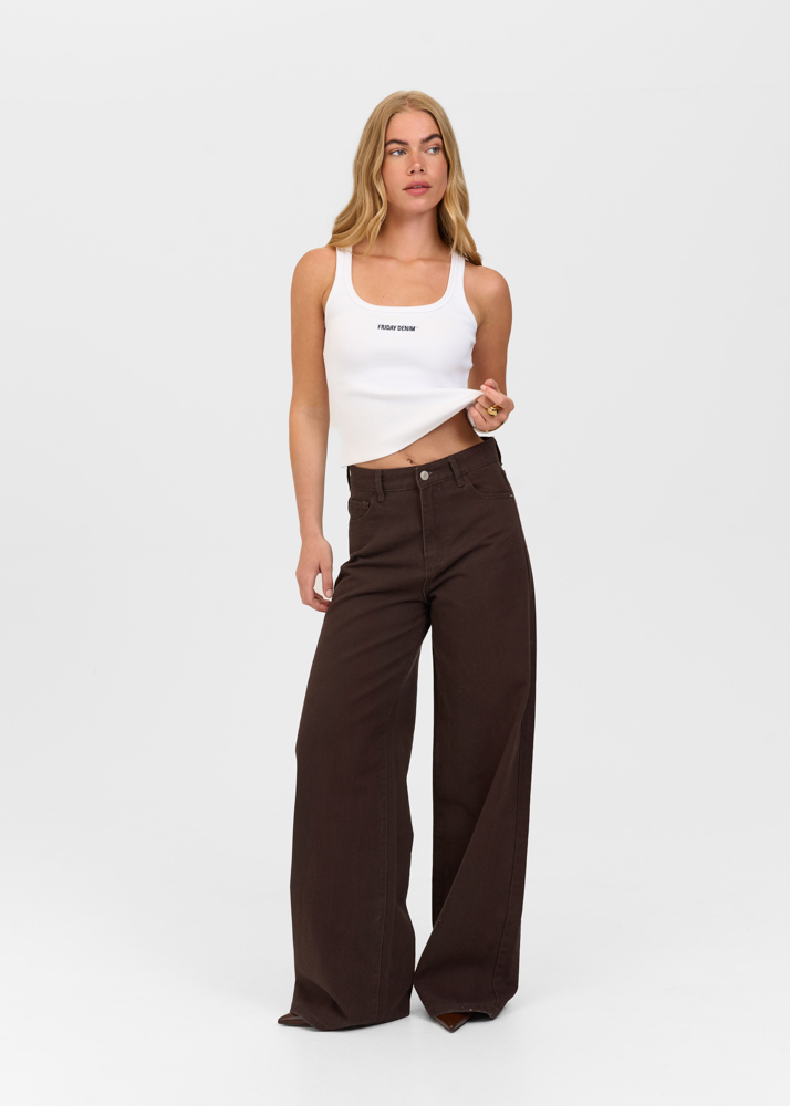 Wide leg classic jeans