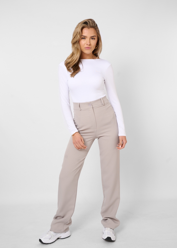 Romy pantalon smokey grijs