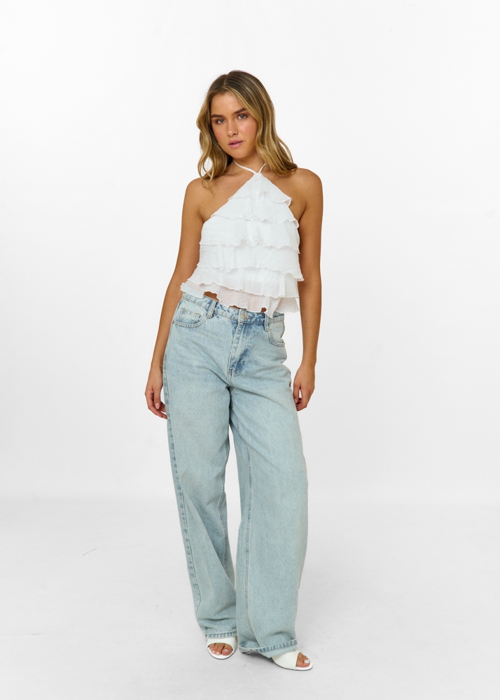 Leonie ruffle top