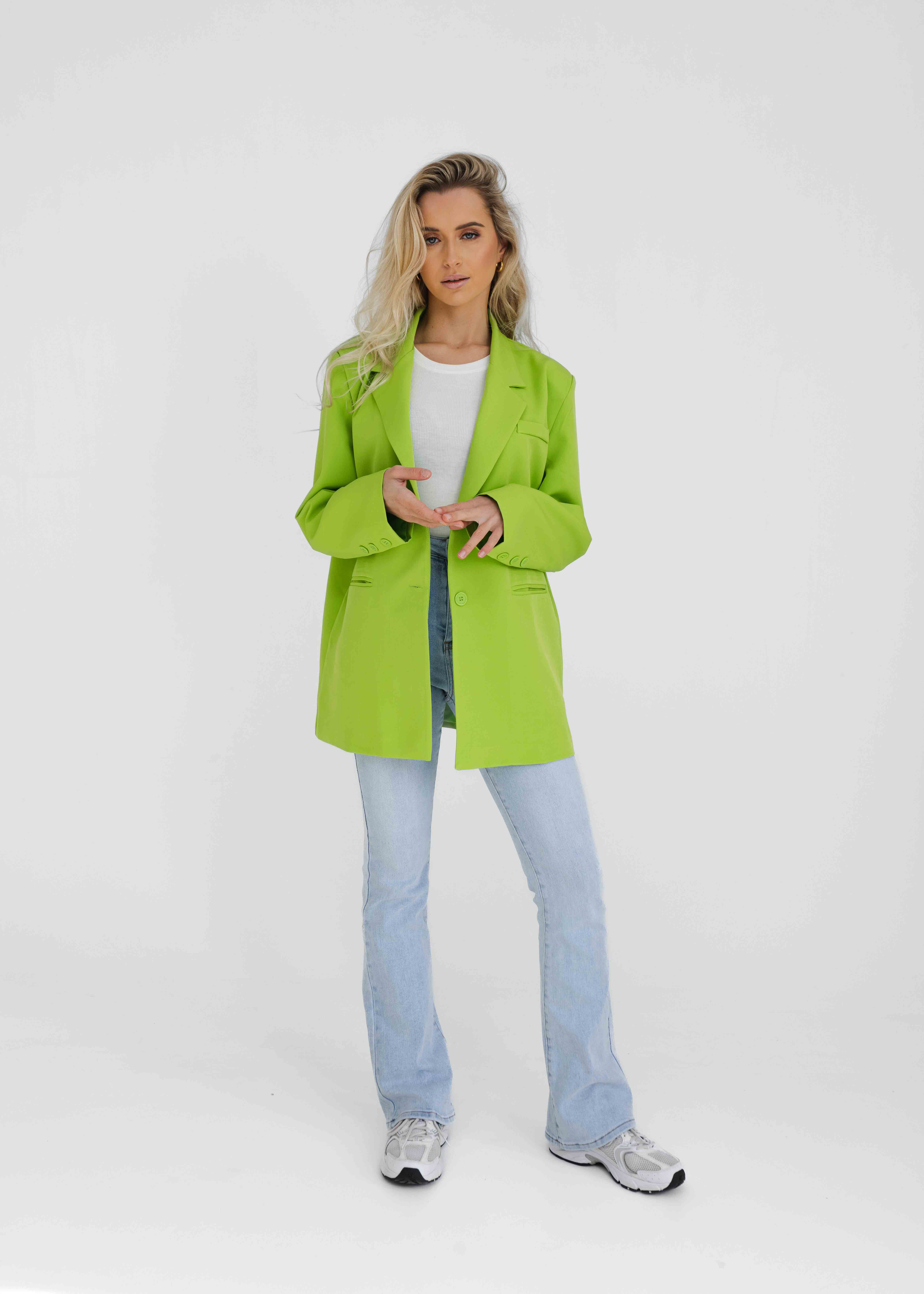 Yara blazer groen