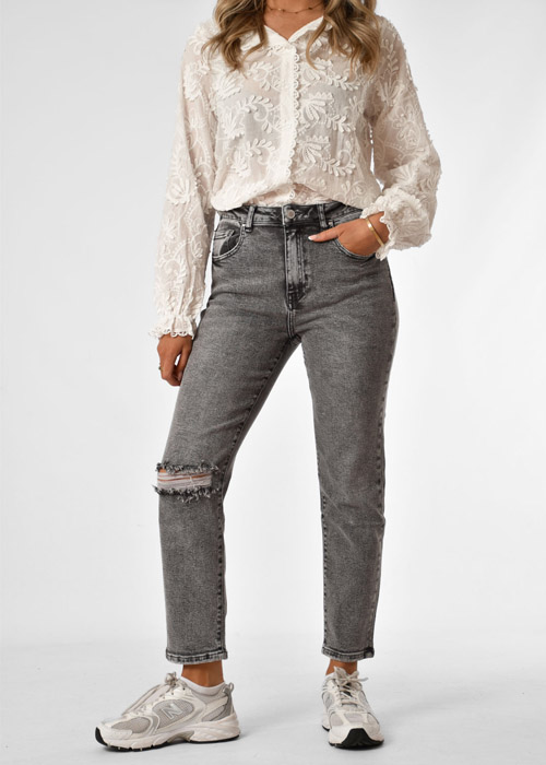 Liene mom jeans grijs