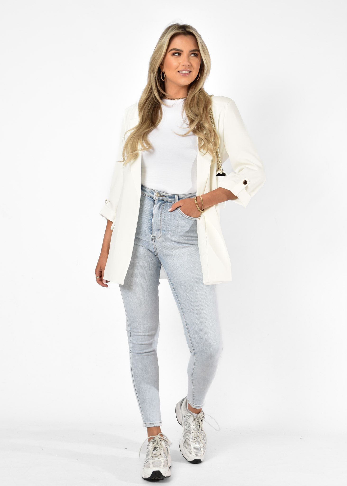 Carlijn blazer wit