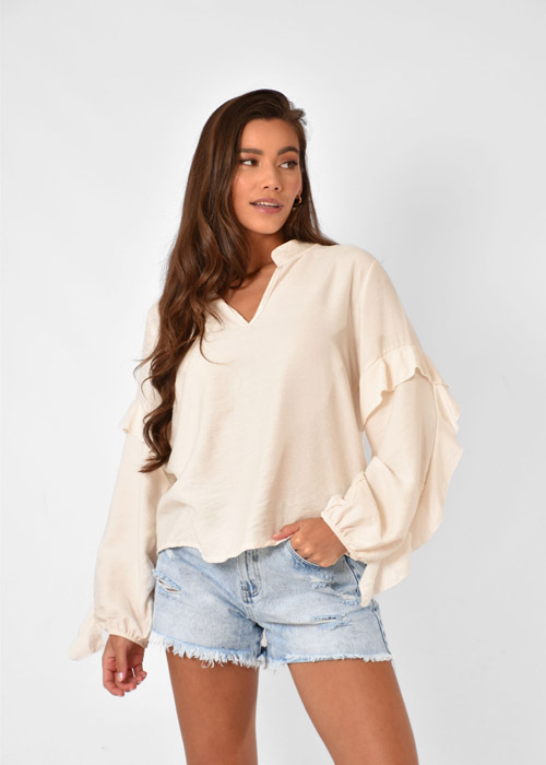 Livia blouse creme