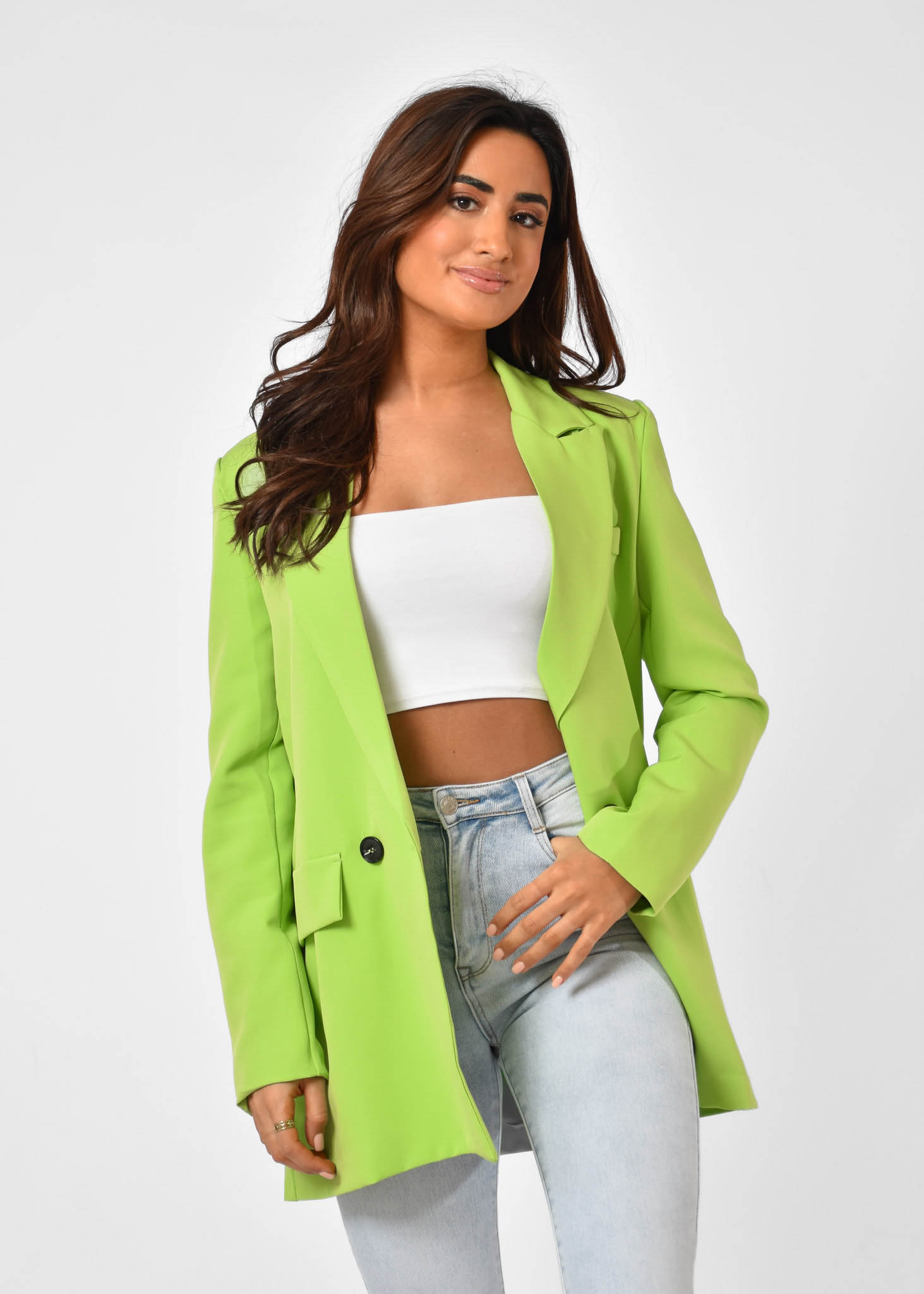 Harper blazer lime
