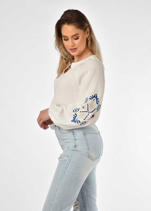Madelon blouse donkerblauw
