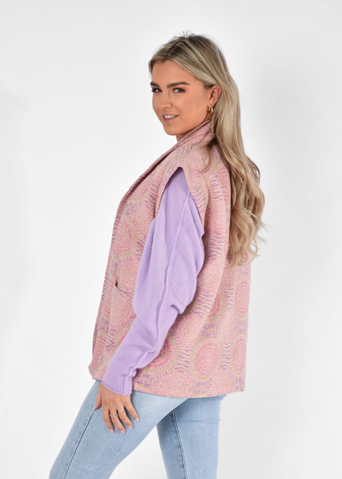 Manon gilet roze
