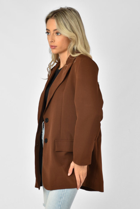 Noa blazer donkerbruin