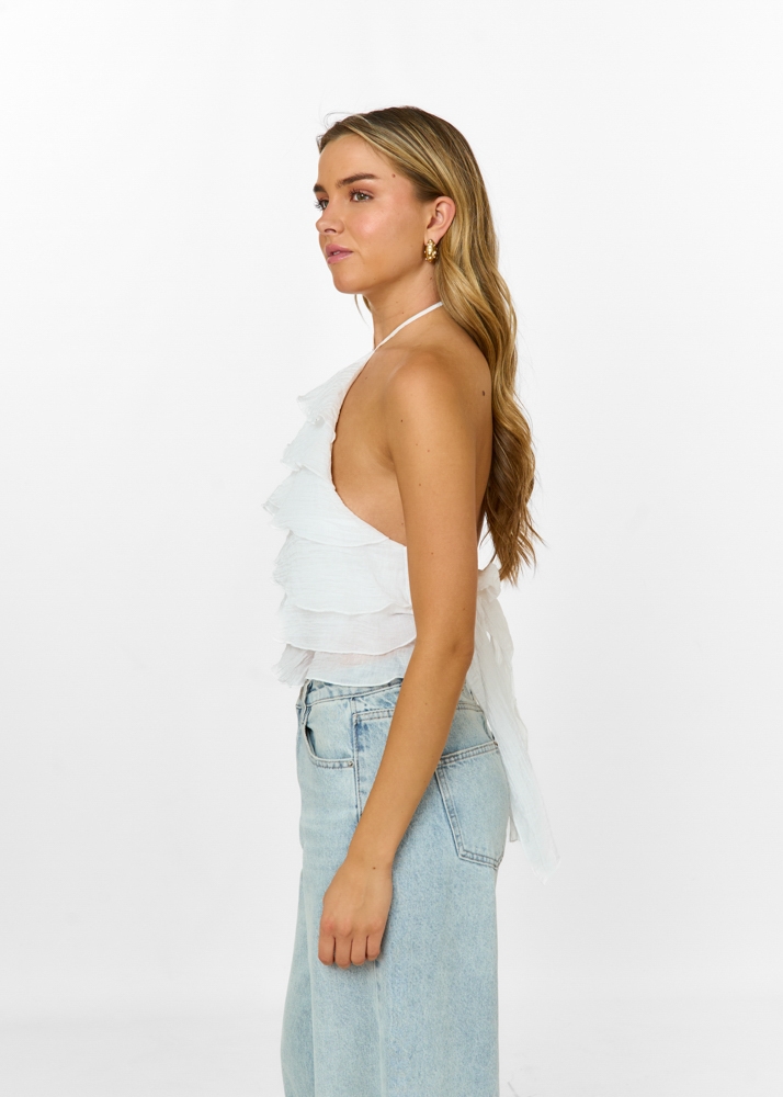 Leonie ruffle top