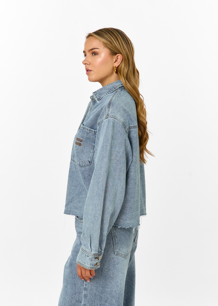 Denim blouse