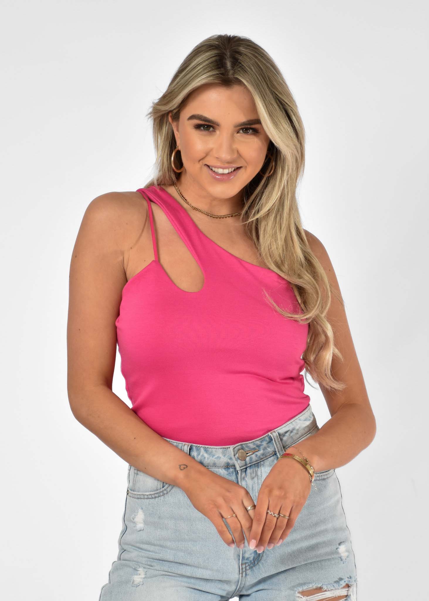 Julia top fuchsia