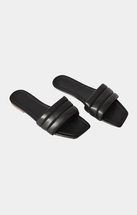 Cleo slippers zwart
