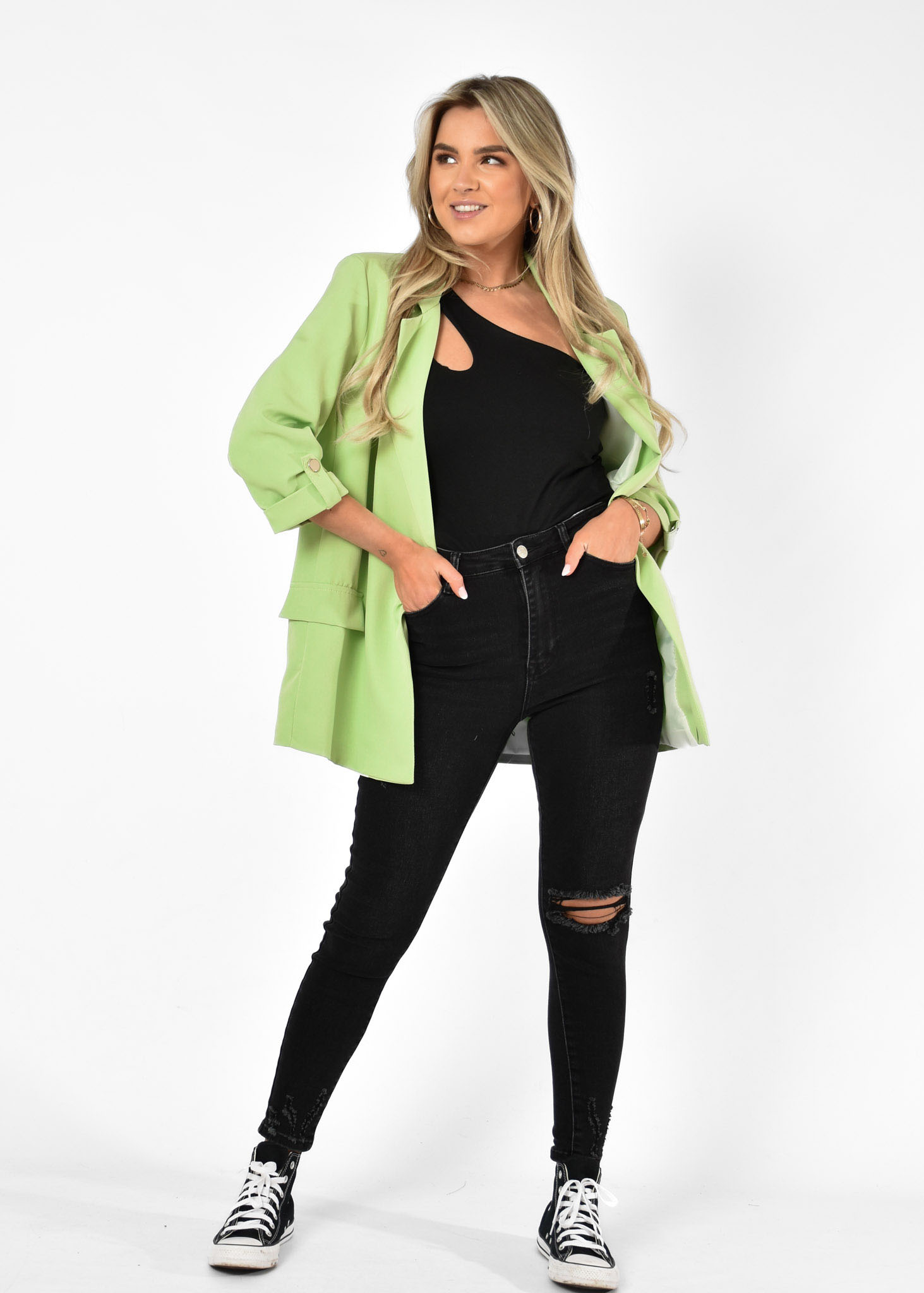 Carlijn blazer lime