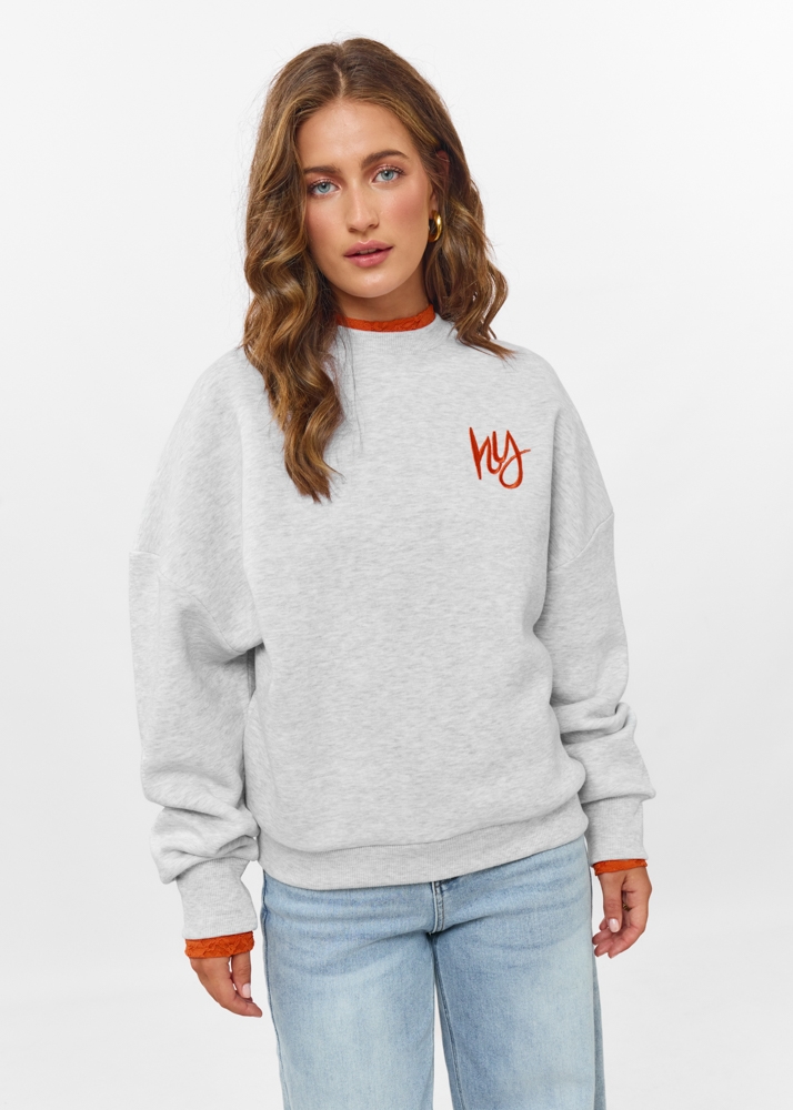 Park Avenue sweater grijs