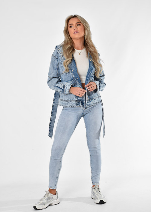 Anne denim jasje blauw
