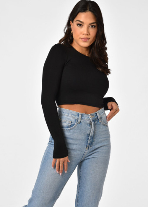 Levi top zwart