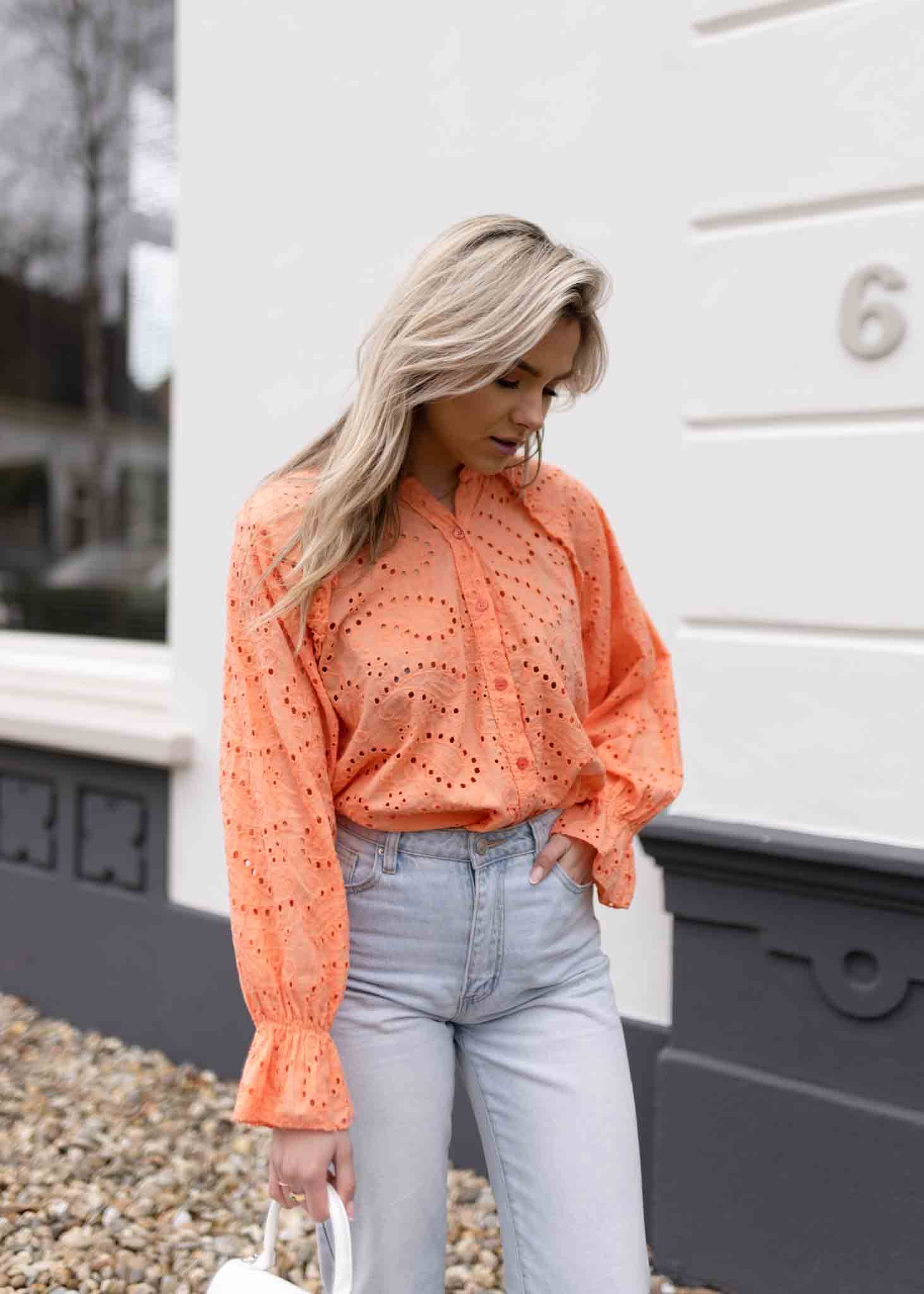 Kae blouse oranje