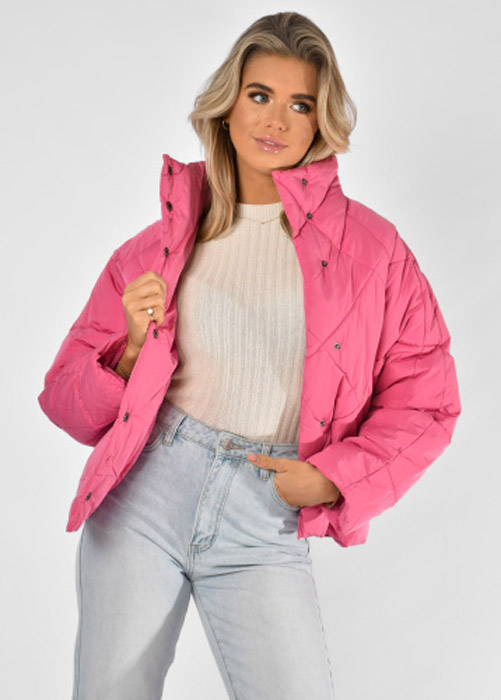 Nina puffer roze