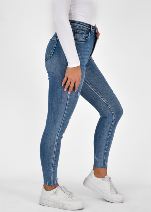 Amber jeans donkerblauw
