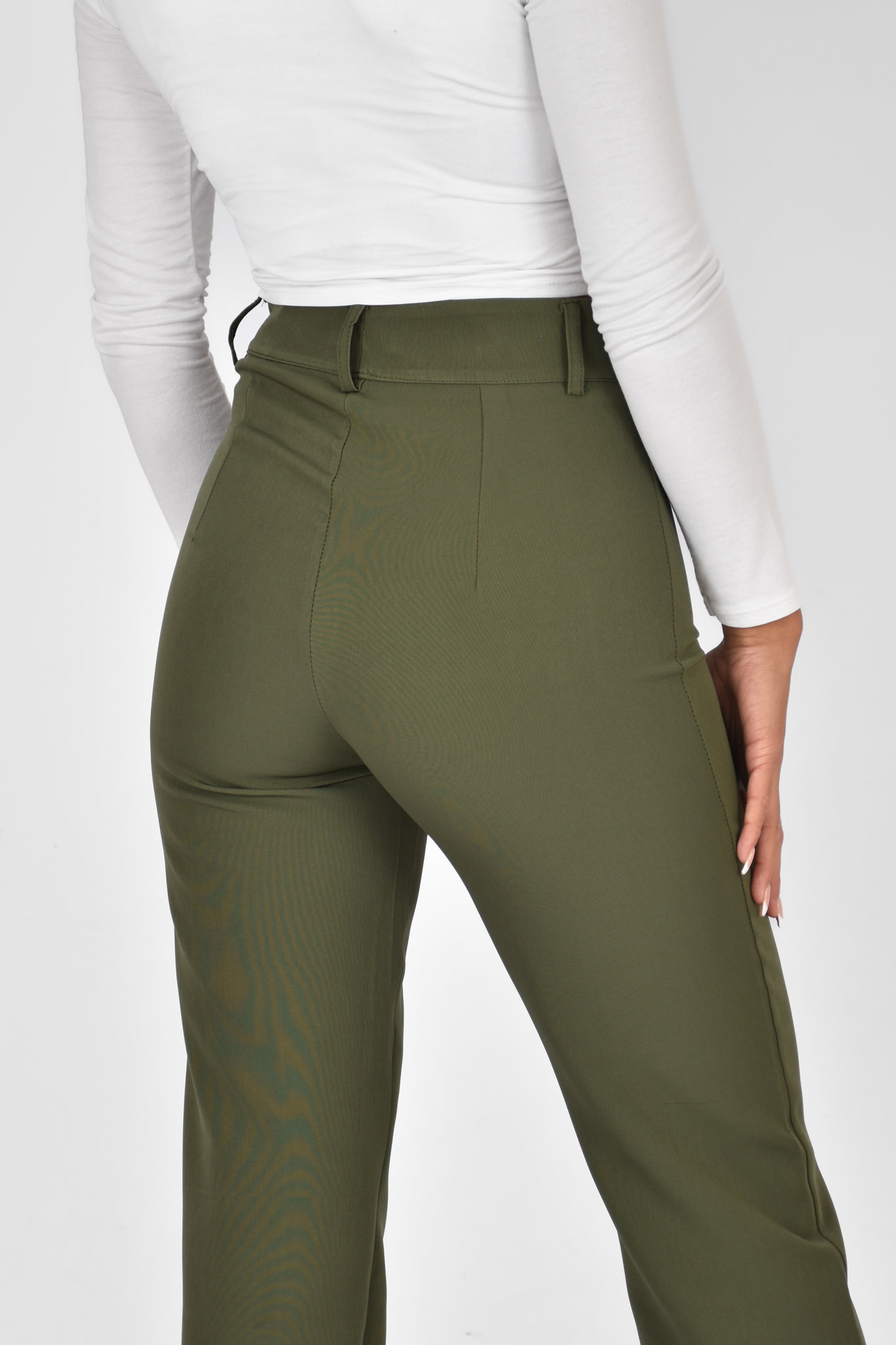 Mika pantalon donkergroen