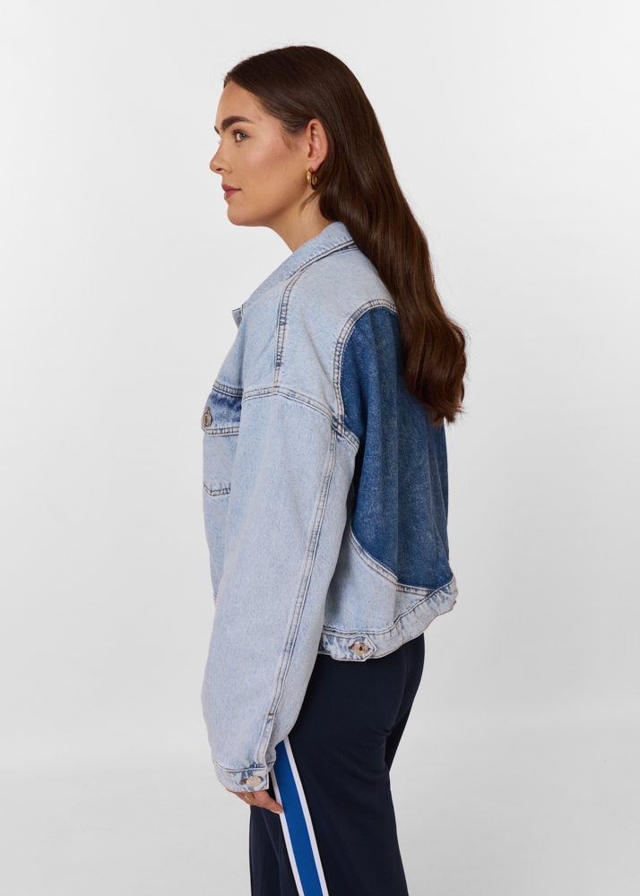 Myrthe denim jasje blauw