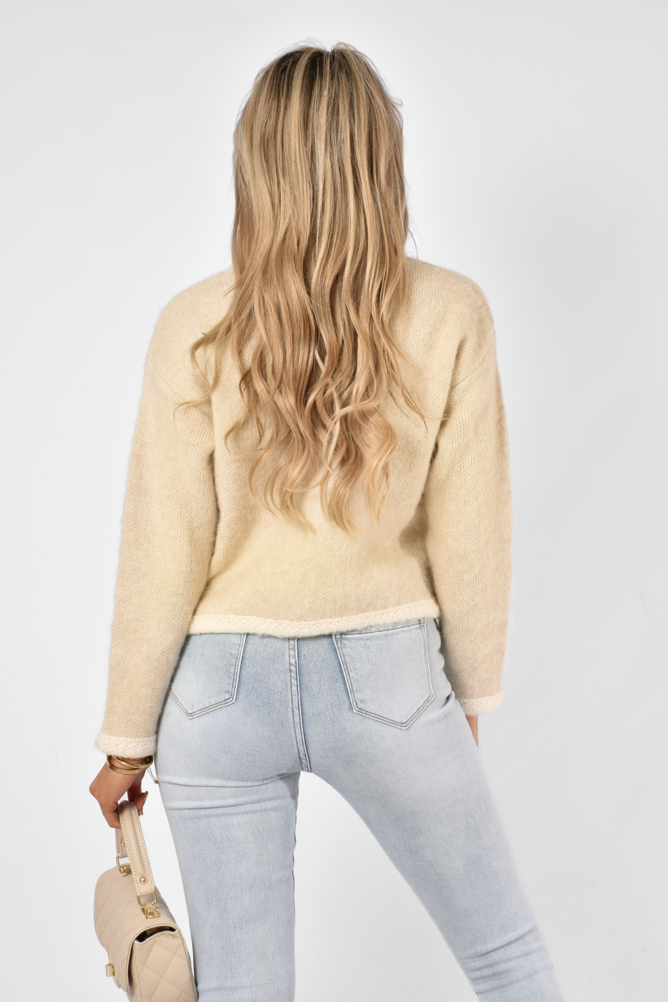 Veerle vest creme