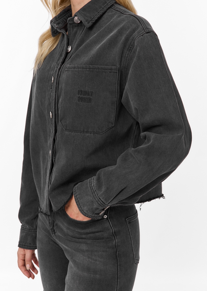 Denim blouse