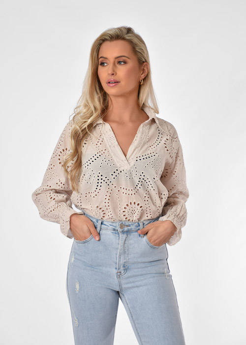 Monica blouse beige