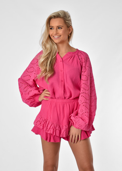 Roxy blouse fuchsia