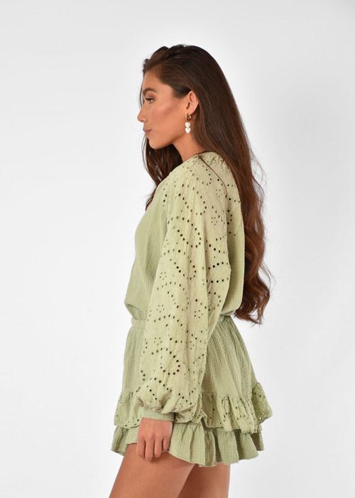 Roxy blouse groen