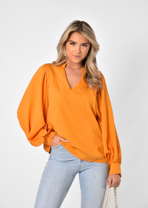 Megan blouse oranje