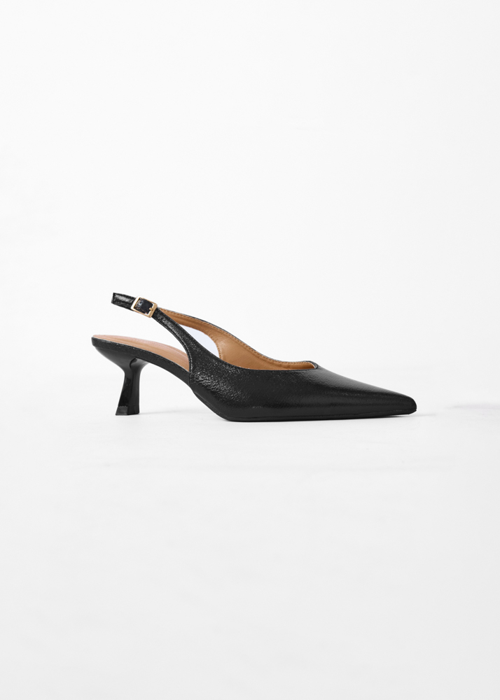 Sara slingback zwart