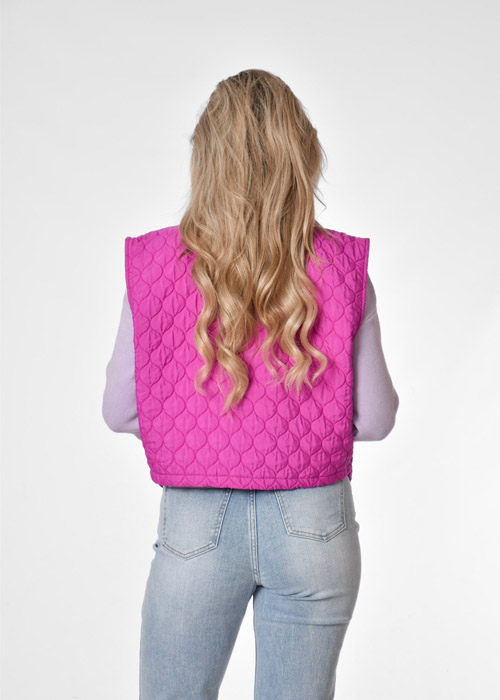 Loesje gilet paars