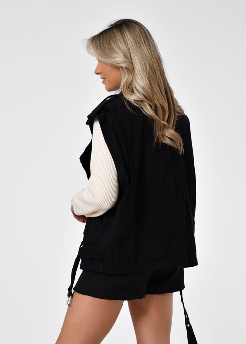 Nora gilet zwart