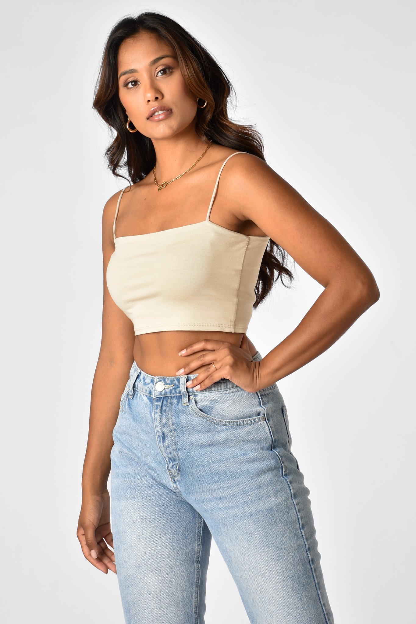 Denise top beige