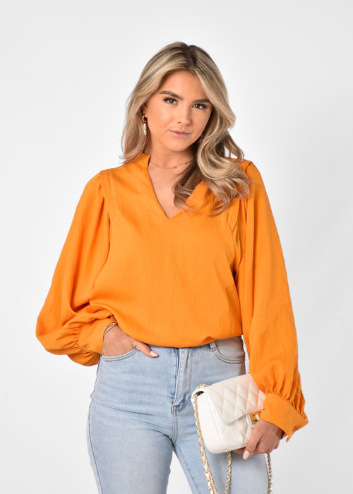 Megan blouse oranje