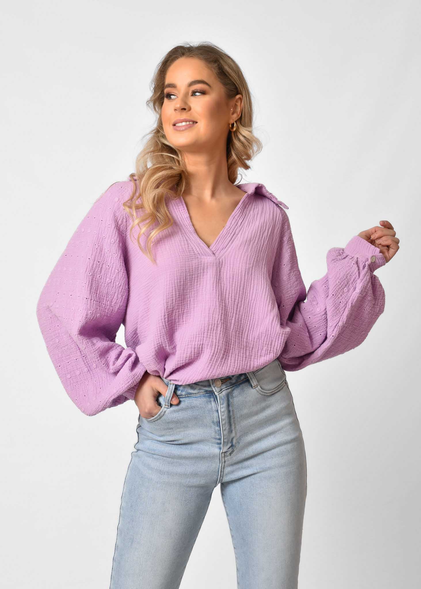 Loua blouse lila