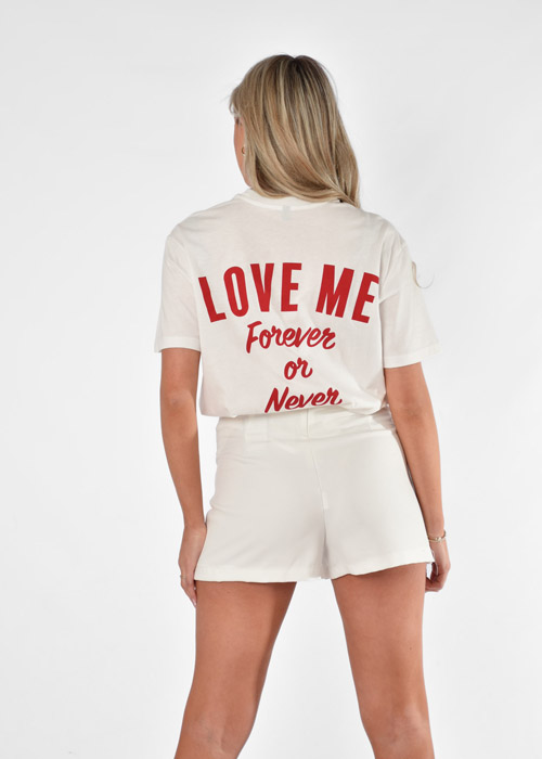 Forever t-shirt wit