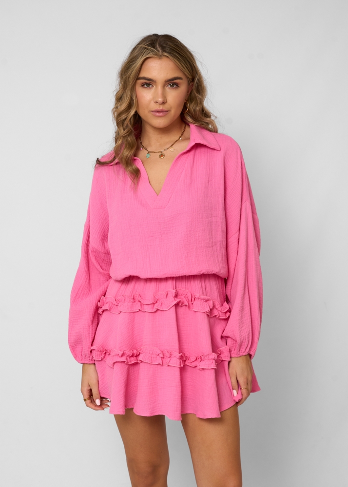 Bella mouseline jurk