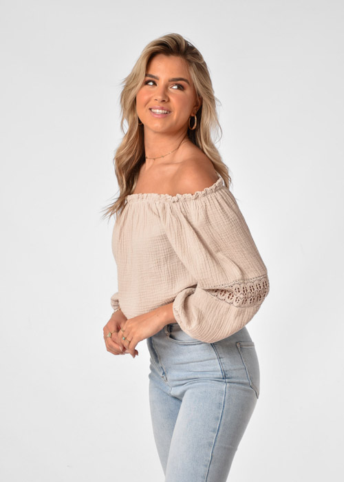 Lena top beige