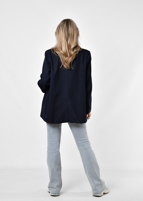 Saar blazer donkerblauw