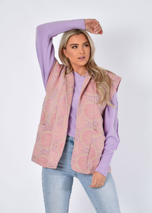 Manon gilet roze