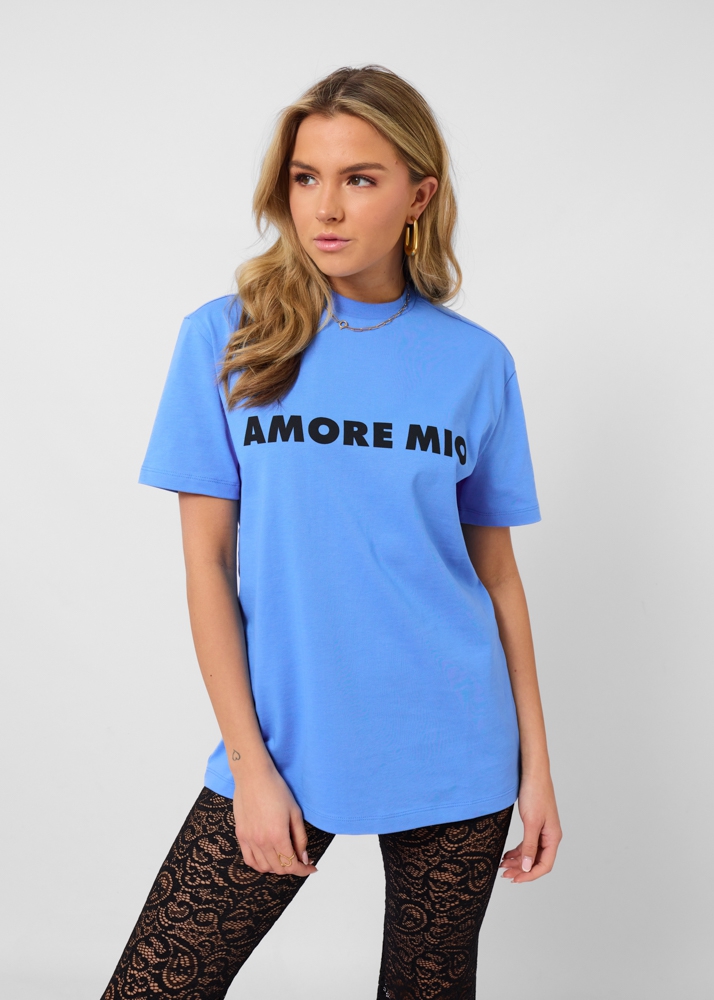 Amore t-shirt blauw