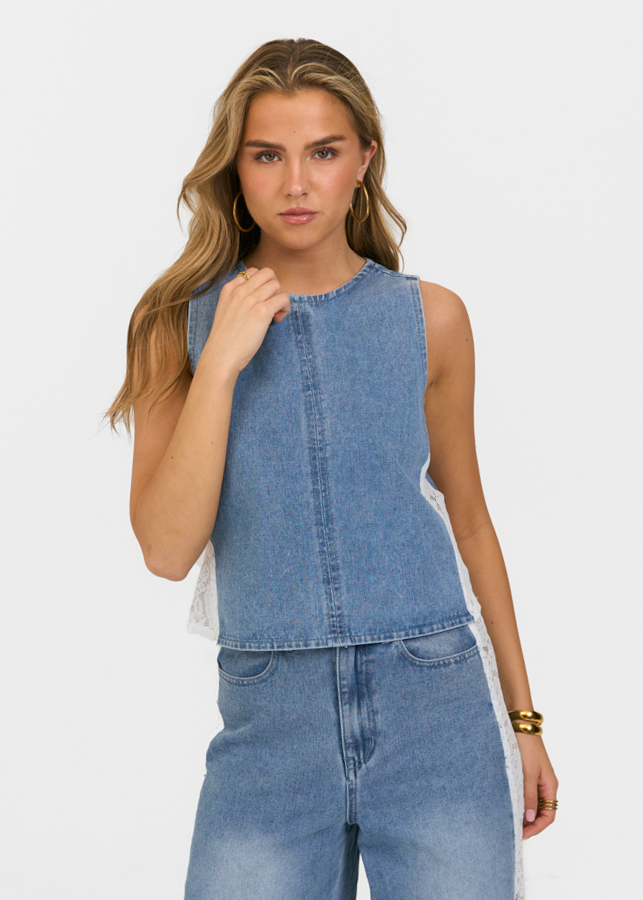 Robin denim top
