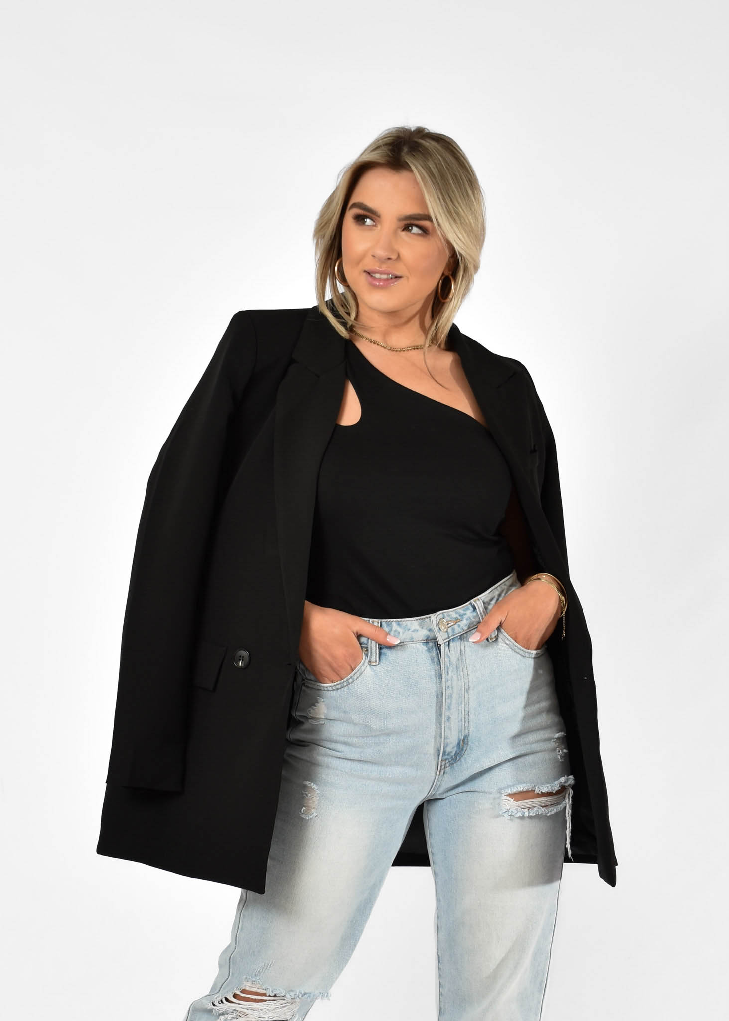 Julia top zwart