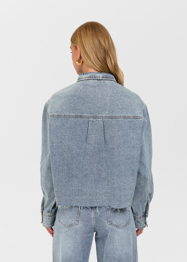 Denim blouse