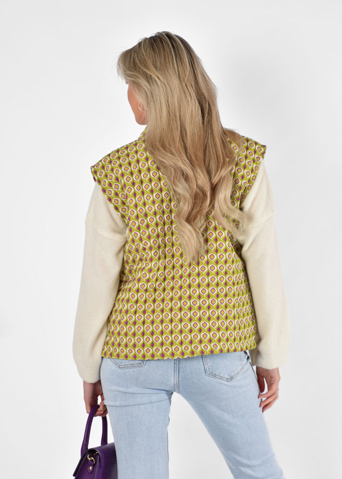 Marthe gilet lime