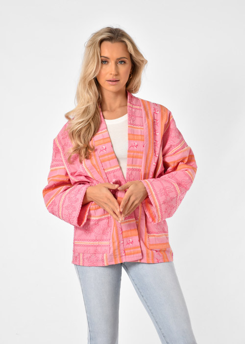 Iris kimono roze