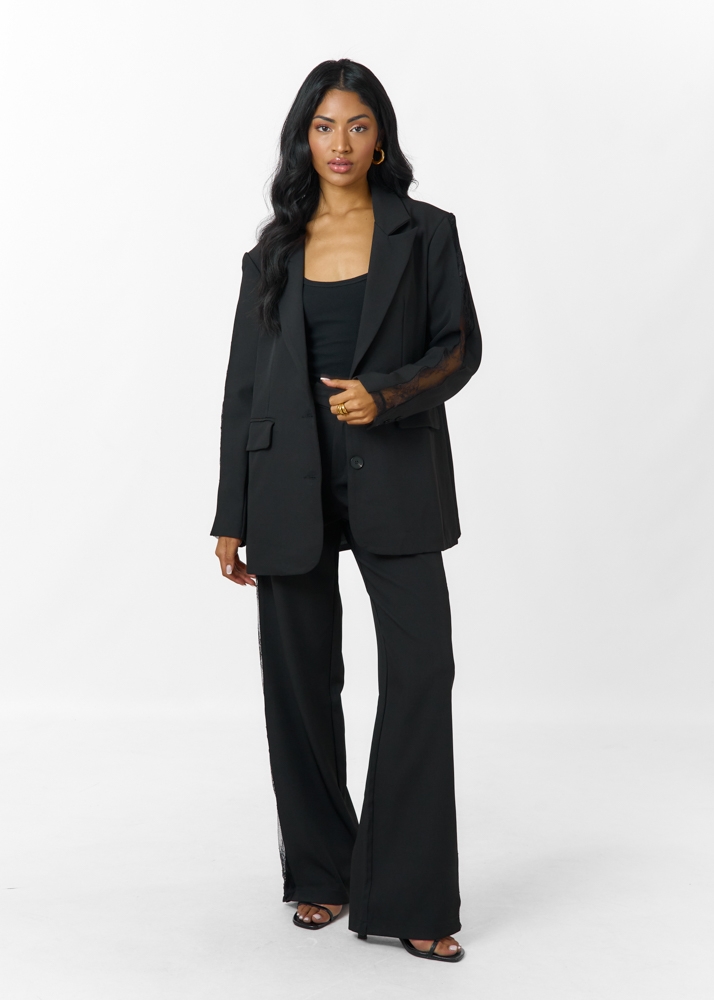 Audrey lace oversized blazer